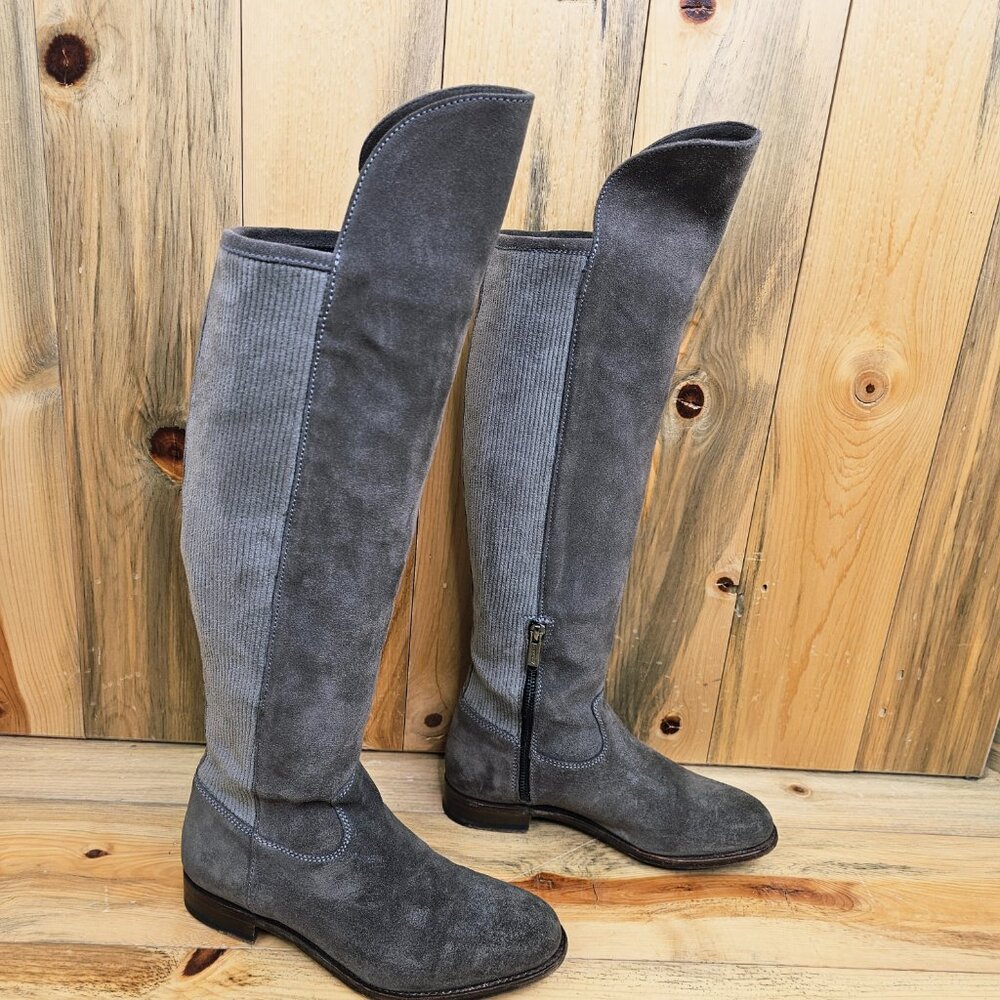 Ariat Two24 Burela Gray Suede Tall Boots